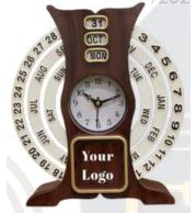 Calendar Clock for Office Desk and Table Display, Useful Time and Date Gift Item for Daily Use, Corporate Gifting, Executive Desk Setup and Promotional Utility